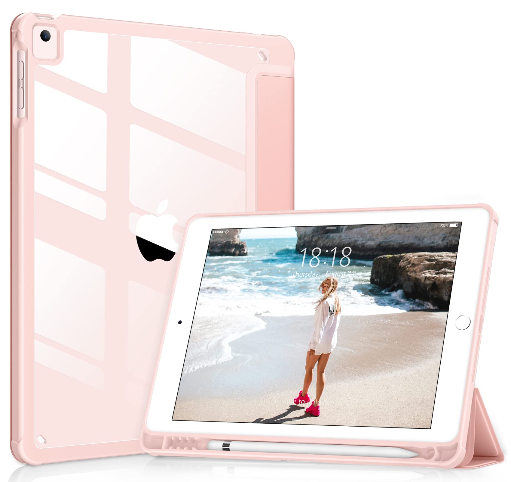 Apple iPad 第6世代　タブレットWi-Fi モデル　ピンク　ケース付き Amazon.com: VIKESI for iPad 6th / 5th Generation 9.7 inch Case